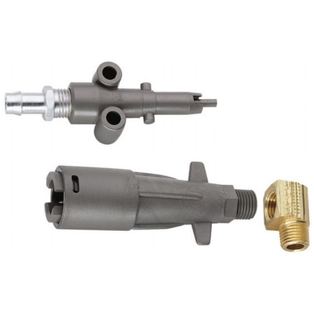 Grillsgonewild 38in. ID Hose Barb Quick Connect Mercury & Marine Hose Fitting GR334966